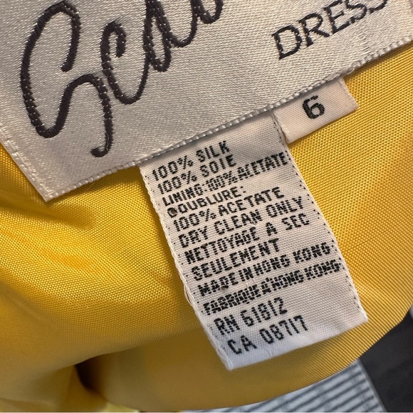 Scaasi Dress 100%silk - Picture 16 of 16